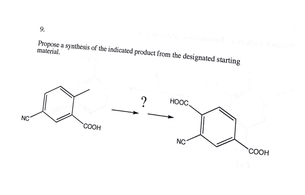 Oneclass Propose A Synthesis Of The Indicated Product From The