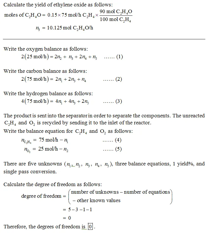 OneClass Ethylene oxide is produced by the catalytic oxidation of