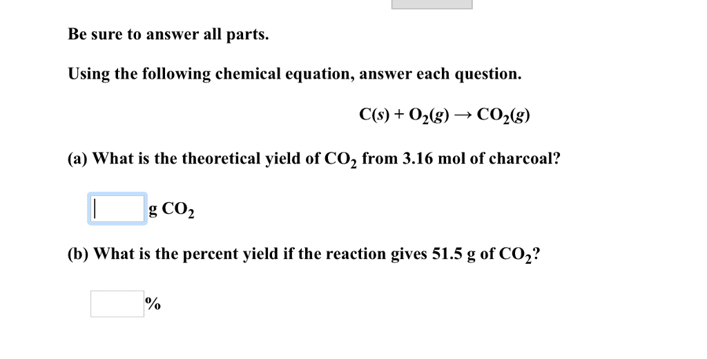 OneClass: using the balanced equation for the combustion of acetylene ...