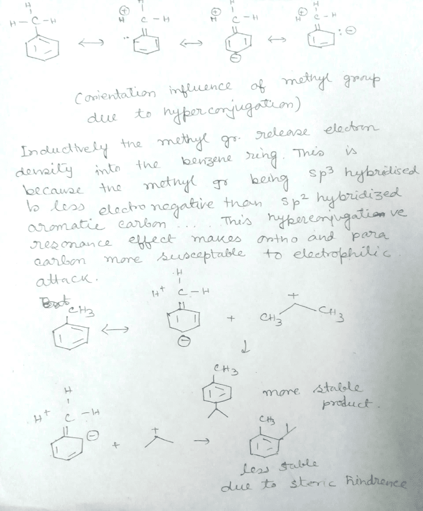 Oneclass Rev W The Most Stable Resonance Form For The Intermediate In The Following Electrophi