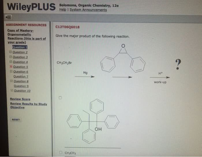 Solved Solomons, Organic Chemistry, 12th Edition With