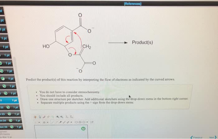 Oneclass Pt F Pt Pt Product S 1 Pt Ho Ch2 A 1pt Predict The Product S Of This Reaction By Interp