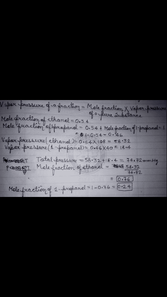 Oneclass Enter Your Answer In The Provided Box 36a C And Is In Equilibrium With Its Vapor If The A