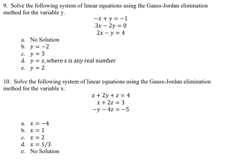 Ideologie Philosophisch Abgeschnitten Gauss Jordan Method 3 Equations Postimpressionismus Ziffer Seehafen