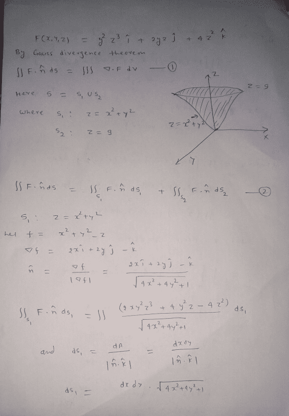 Oneclass Verify That The Divergence Theorem Is True For The Vector Field F On The Region E F X Y Z