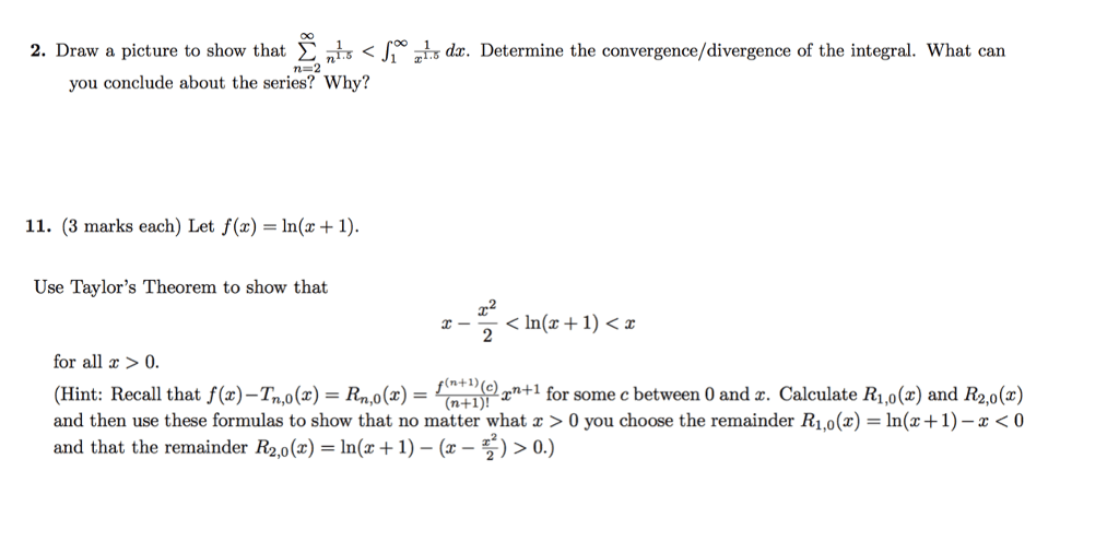 Calculus Homework Help And Exam Questions Page